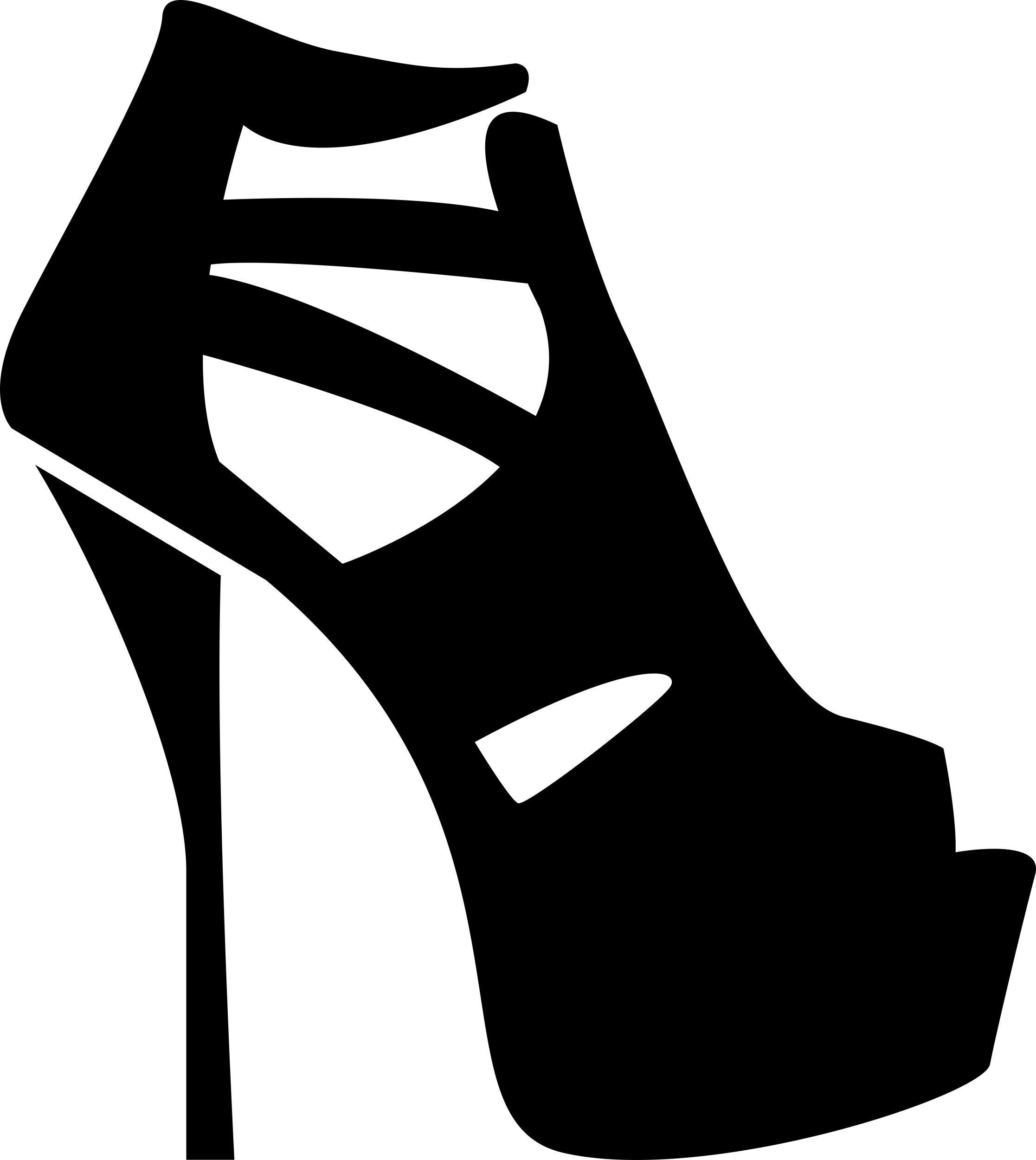 Platform Shoes With Thin Heels Sketch Drawing Svg Free Vectors